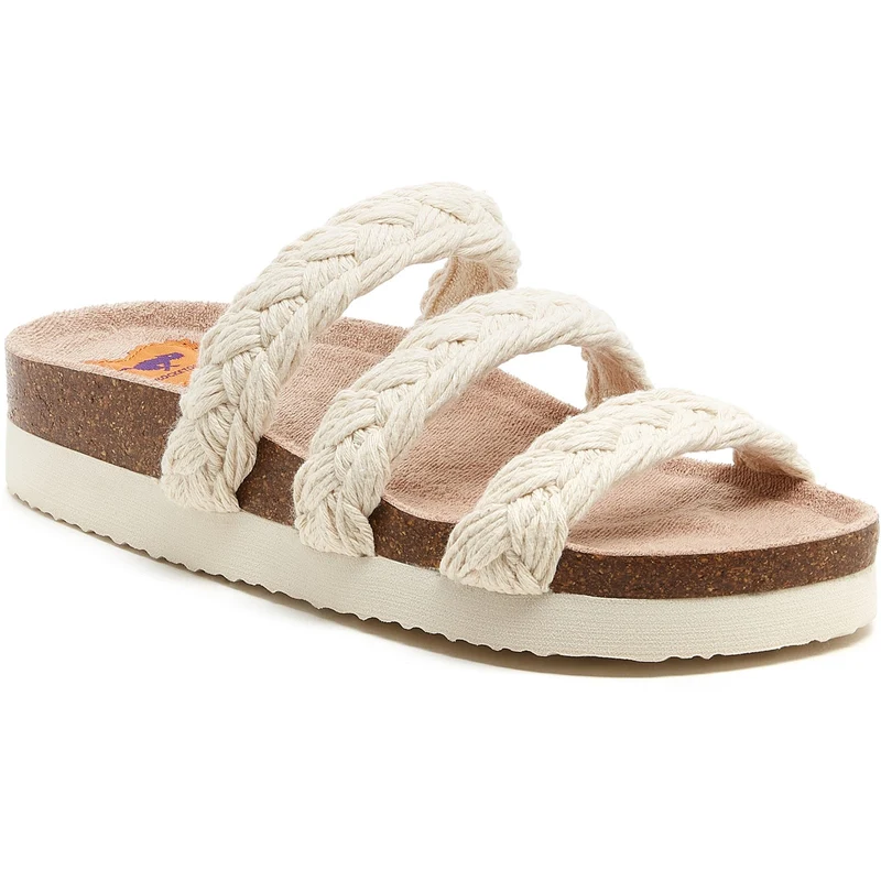 Rocket Dog Damen Ashley String Braid Sandale Hellbraun