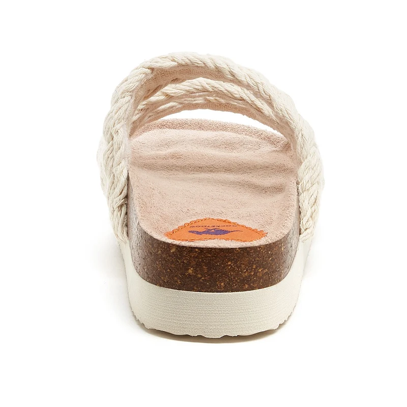 Rocket Dog Damen Ashley String Braid Sandale Hellbraun