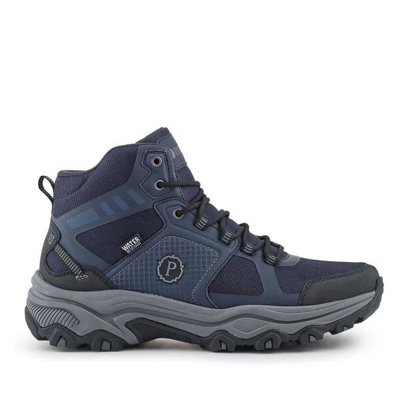 Wide Fit Water-Resistant Walking Boots - SUNCH42003 / 327 909 - Navy