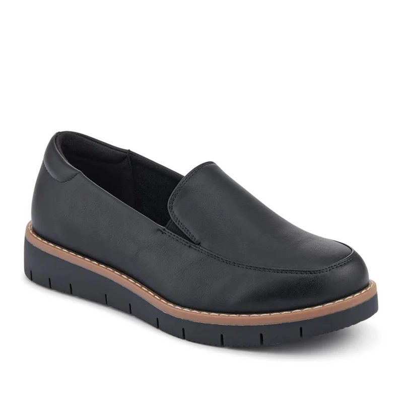 Wide Fit Elasticated Slip-On Shoes - WBINS42013 / 327 991 - Black