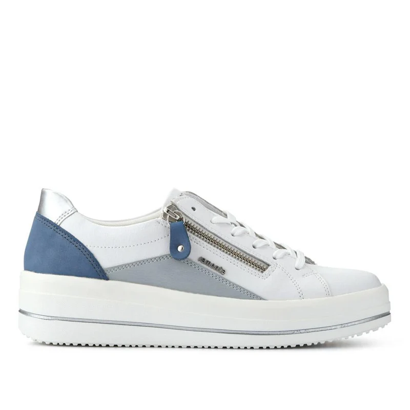 Contrasting Zip Trainers - DRS39504 / 325 414 - Blue Multi