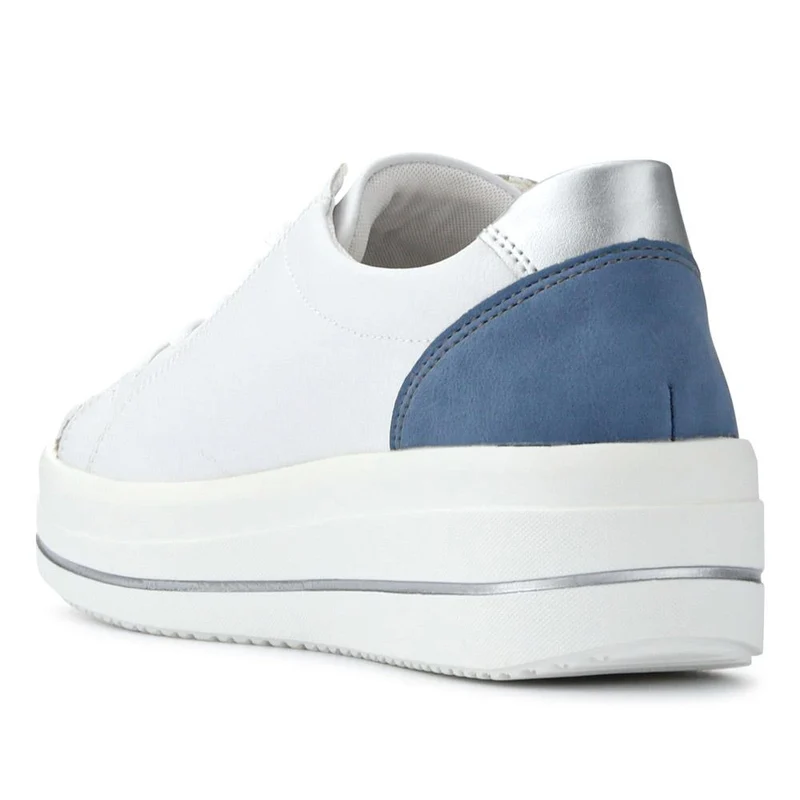 Contrasting Zip Trainers - DRS39504 / 325 414 - Blue Multi