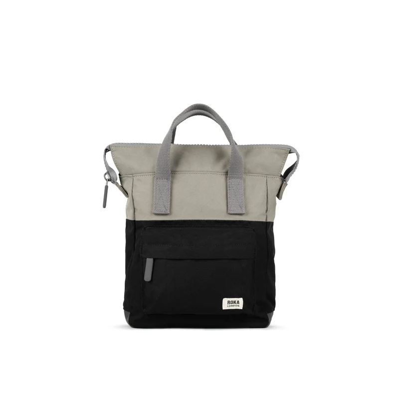ROKA Kreativer Abfall Bantry Kleine Tasche aus recyceltem Canvas, hergestellt aus Esche und Koriander.