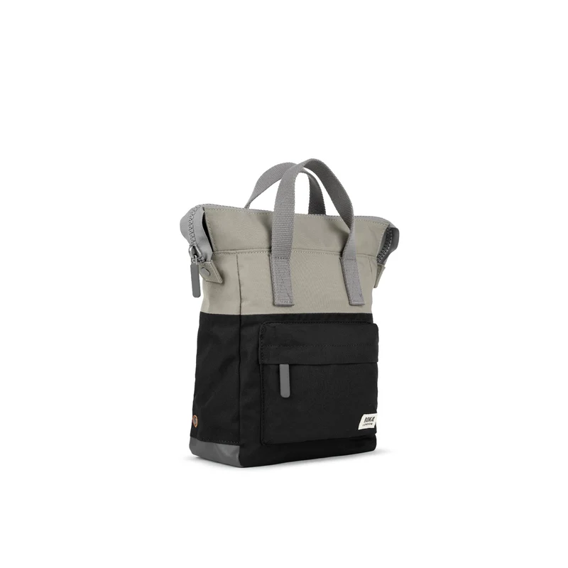 ROKA Kreativer Abfall Bantry Kleine Tasche aus recyceltem Canvas, hergestellt aus Esche und Koriander.