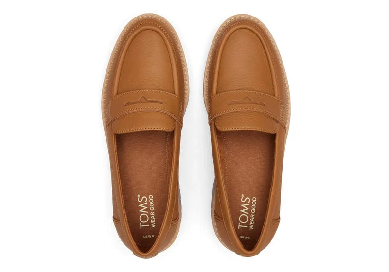 TOMS Cara Loafer für Damen – Hellbraun