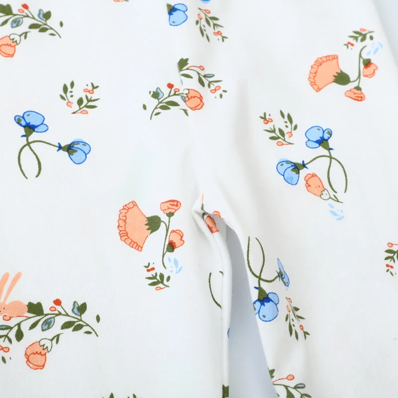 Mädchen Leggings mit floralem Muster Drune