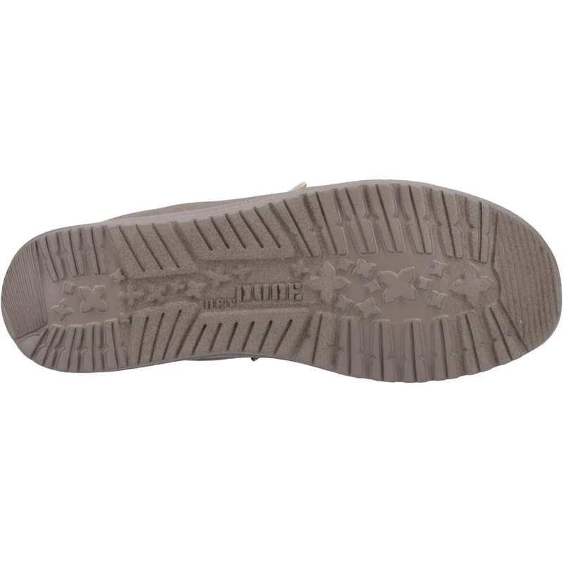 Hey Dude Wally Slip Canvas-Mules für Herren – Braun