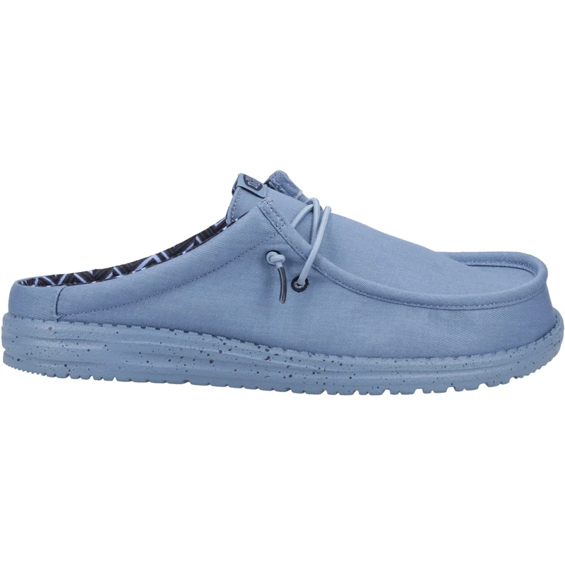 Hey Dude Wally Slip Canvas-Mule für Herren – Blau