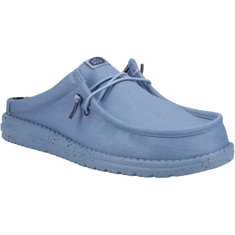 Hey Dude Wally Slip Canvas-Mule für Herren – Blau