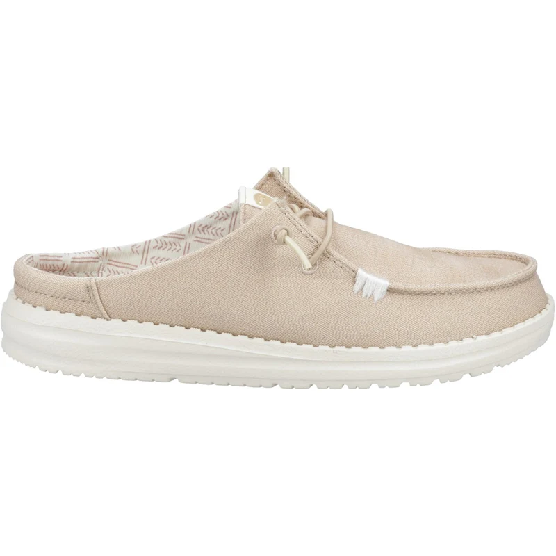 Hey Dude Wendy Slip Classic Pantolette für Damen – Hellbraun