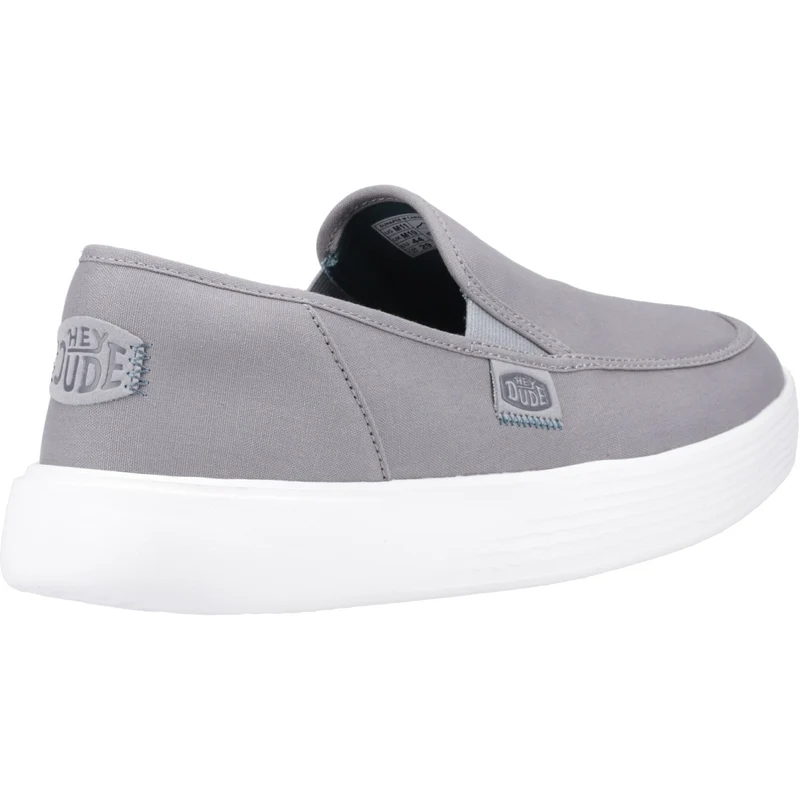 Hey Dude Sunapee Herren-Canvas-Schuh – Grau