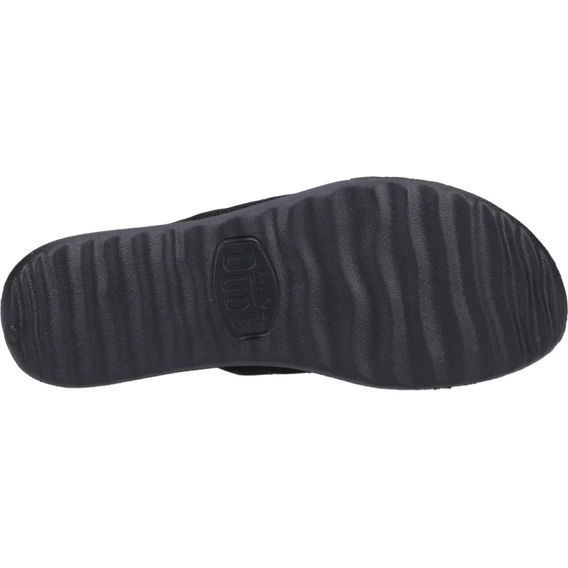 Hey Dude Christi Damen-Sandalen im Used-Look – Schwarz