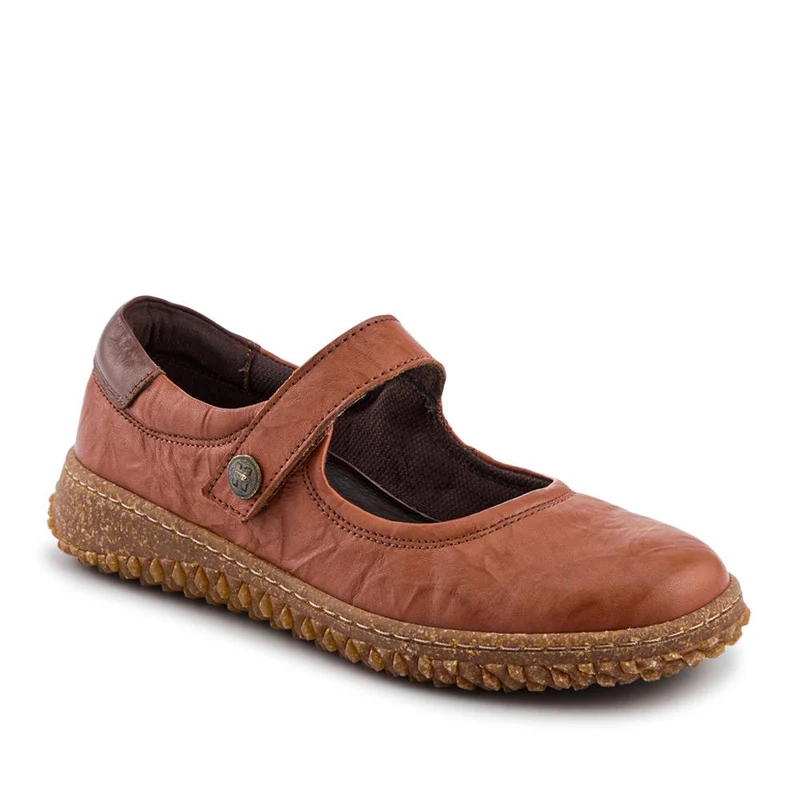 Loretta Leather Mary Janes - HAK42010 / 328 514 - Tan