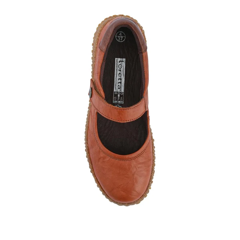 Loretta Leather Mary Janes - HAK42010 / 328 514 - Tan