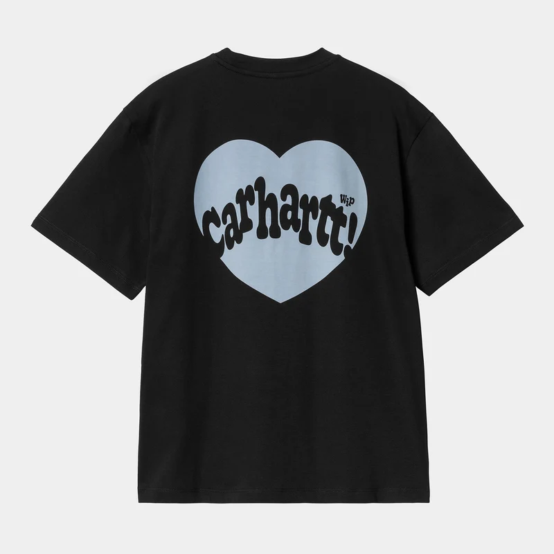 Carhartt WIP Damen Amour T-Shirt – Schwarz