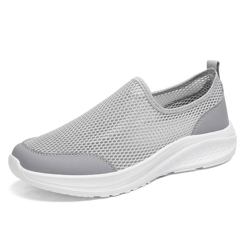 Unisex nan leichter Schlupf-Sneaker mit dreidimensionaler Netzstruktur, ergonomischer Dämpfung und Fersenlasche Drune