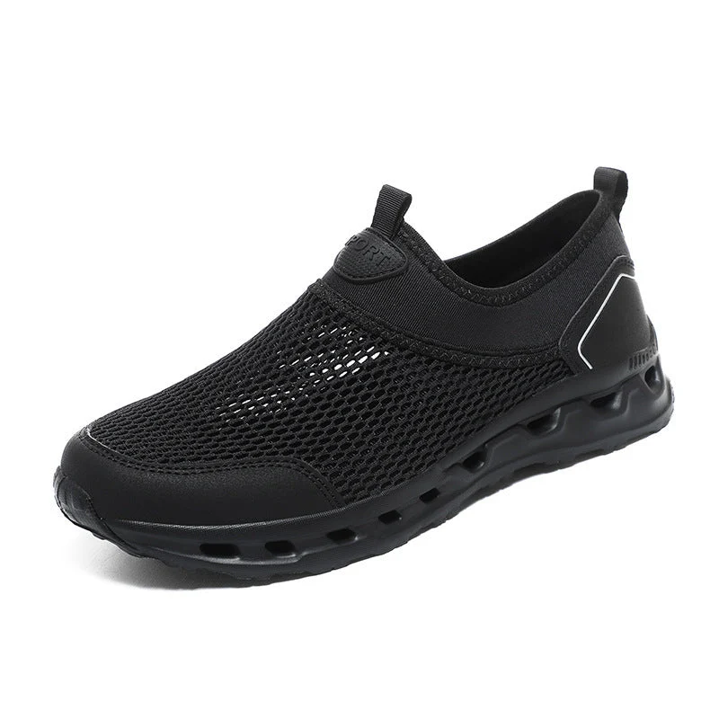 Unisex nan ultraleichter Netz-Schlupfschuh mit belüfteter Hohlkammerdämpfung Drune
