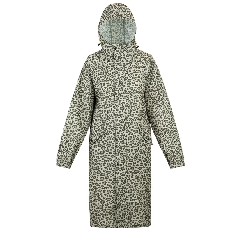Long Rain-Proof Parka Coat - XKL41002 / 327 653 - Soft Olive