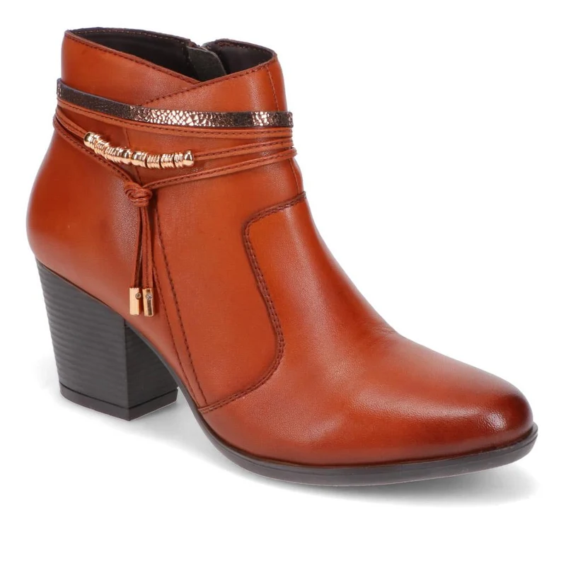 Breathable Leather Ankle Boots - RNB40019 / 326 171