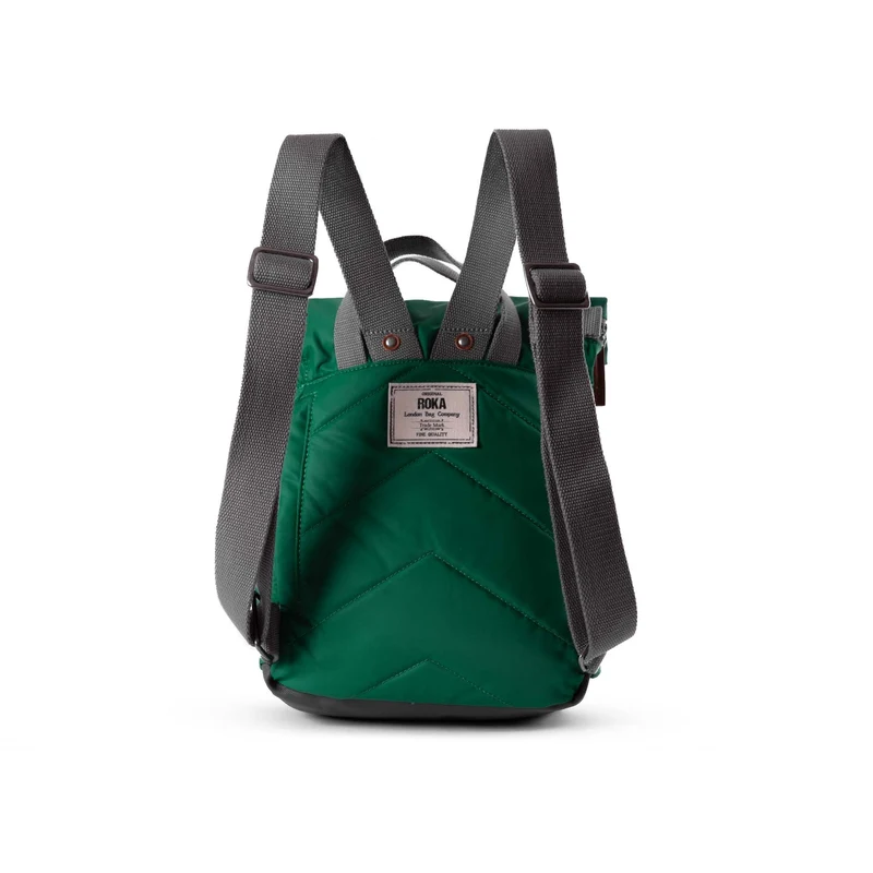ROKA Canfield B Emerald Kleine Tasche aus recyceltem Nylon