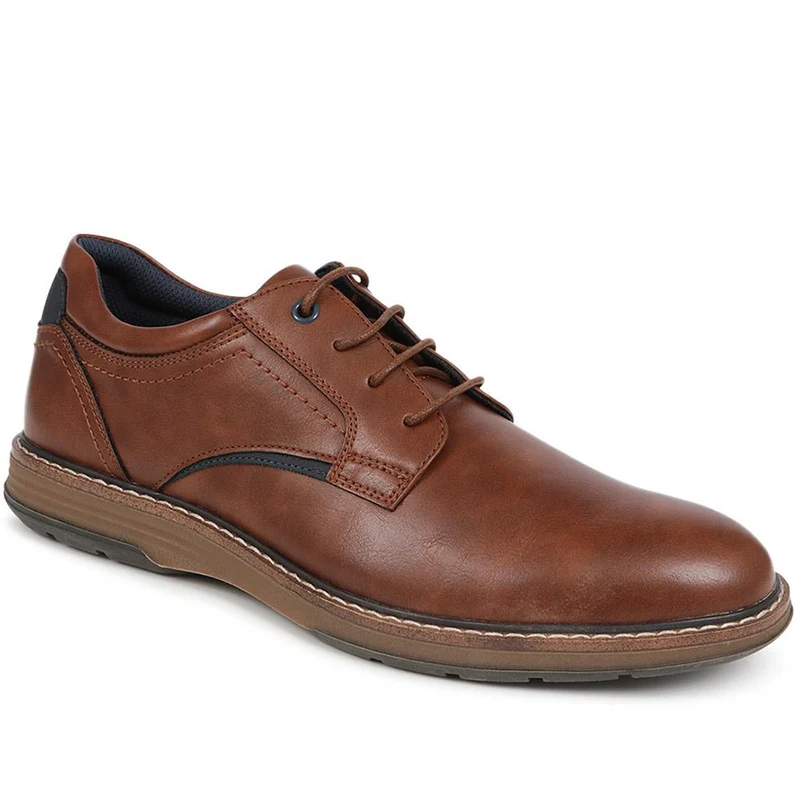 Wide-Fit Lace-Up Casual Shoes - JIAHU40005 / 325 960