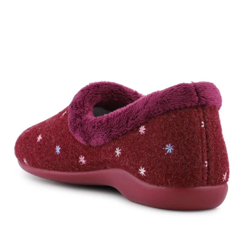 Star Pattern Full Slippers - KOY42000 / 328 259 - Burgundy