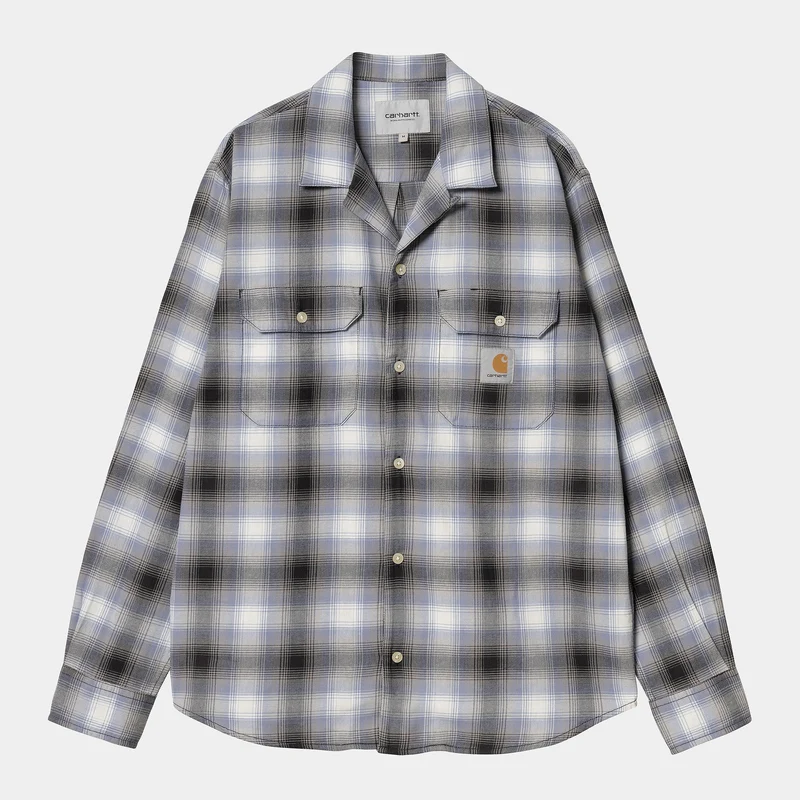 Carhartt WIP Herren-Blanhard-Hemd – Charm Blue