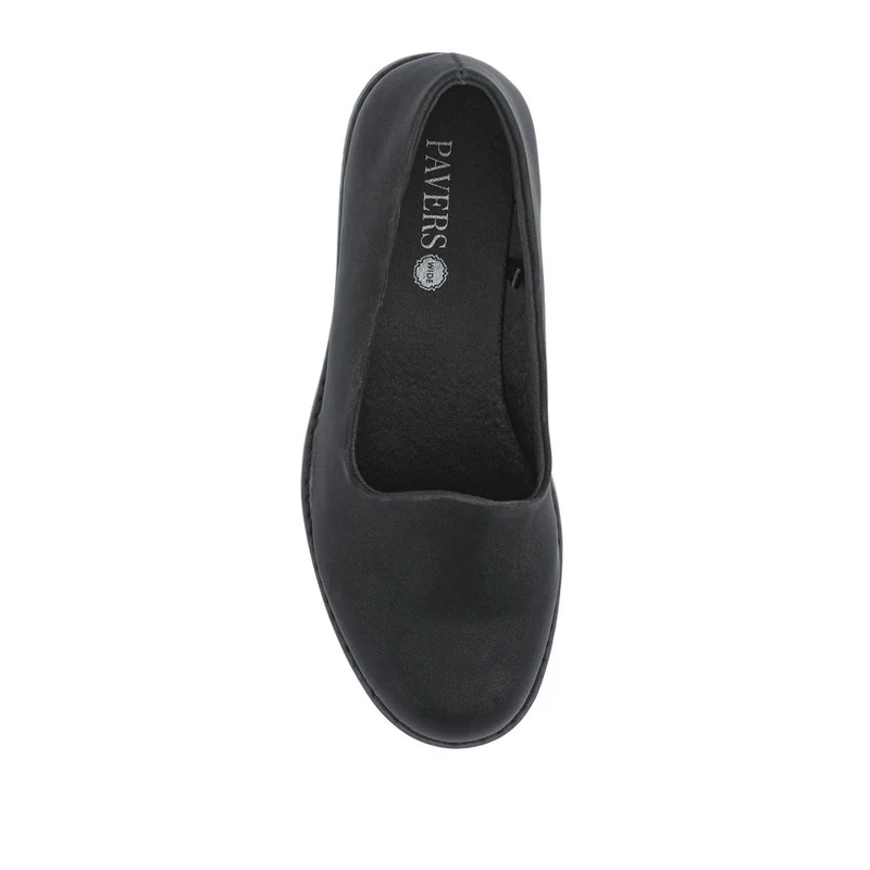 Wide Fit Casual Slip-On Shoes - WBINS42020 / 327 989 - Black
