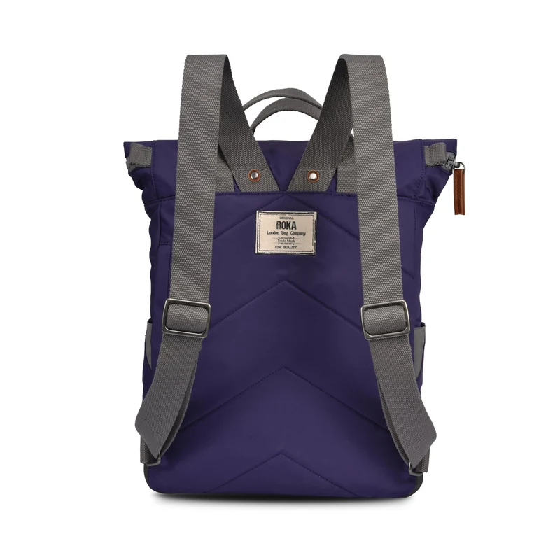 ROKA Canfield B Mulberry Medium Tasche aus recyceltem Nylon