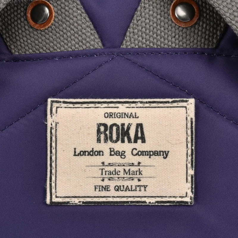 ROKA Canfield B Mulberry Medium Tasche aus recyceltem Nylon