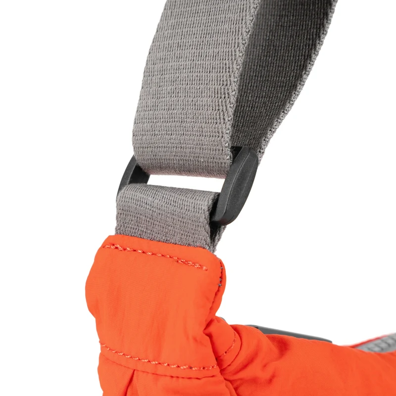 ROKA Farringdon Mandarinenfarbene Tasche aus recyceltem Taslon