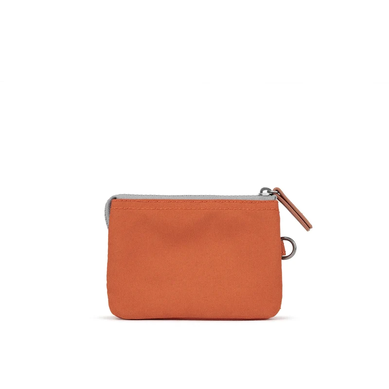 ROKA Carnaby Kleine Handtasche aus recyceltem Canvas mit Kürbismotiv