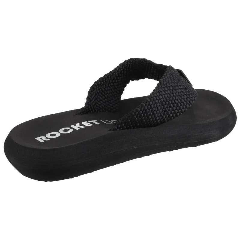 Rocket Dog Damen Sunset Webbing Flip Flop - Schwarz