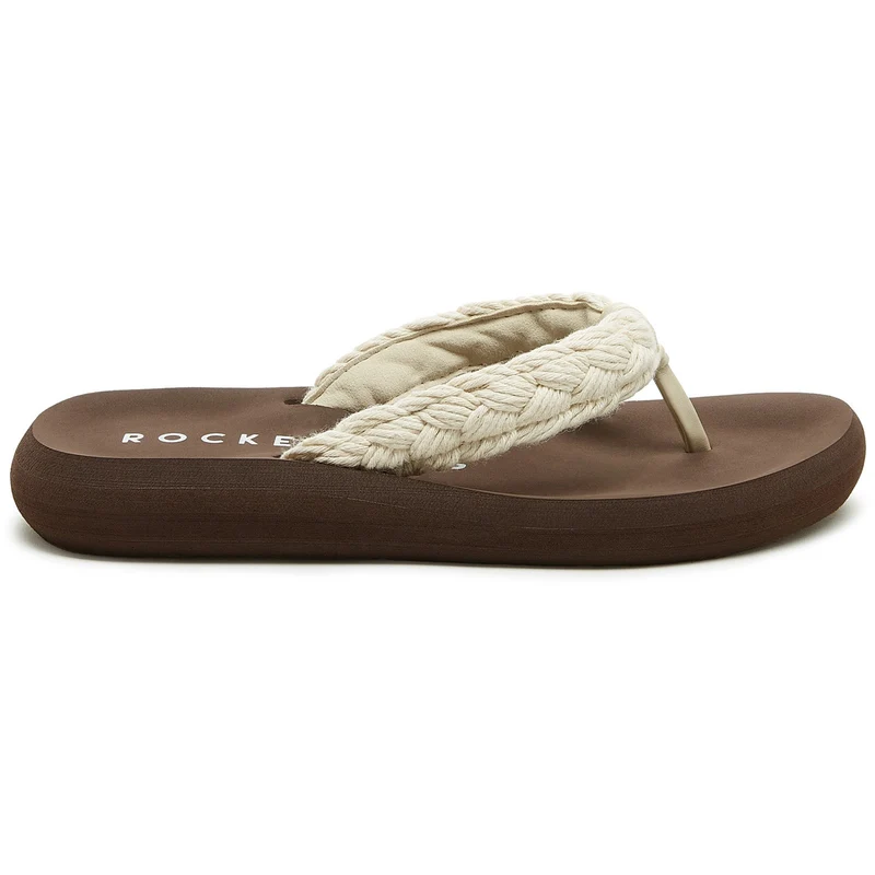 Rocket Dog Womens Sunset Cord geflochtene Cordsandale - Hellbraun