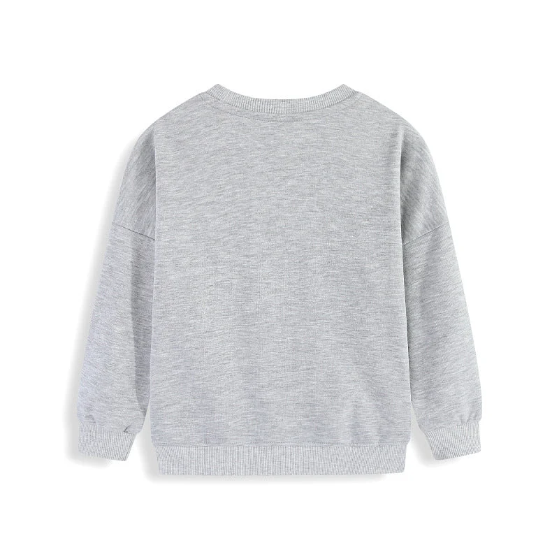 Mädchen Sweatshirt mit verspieltem Pferde-Design Drune