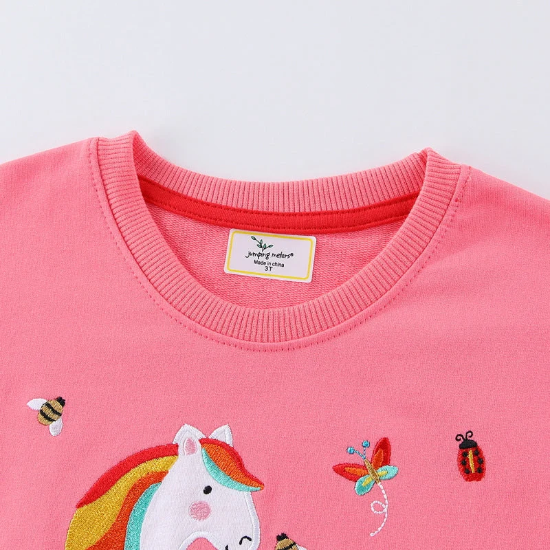 Mädchen Sweatshirt mit verspieltem Einhorn-Design Drune