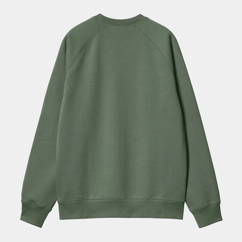 Carhartt WIP Herren Chase Sweat Top – Entengrün