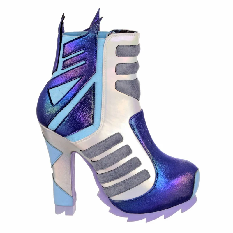 Irregular Choice Frauen Transformers Decepticon High Heel – Violett