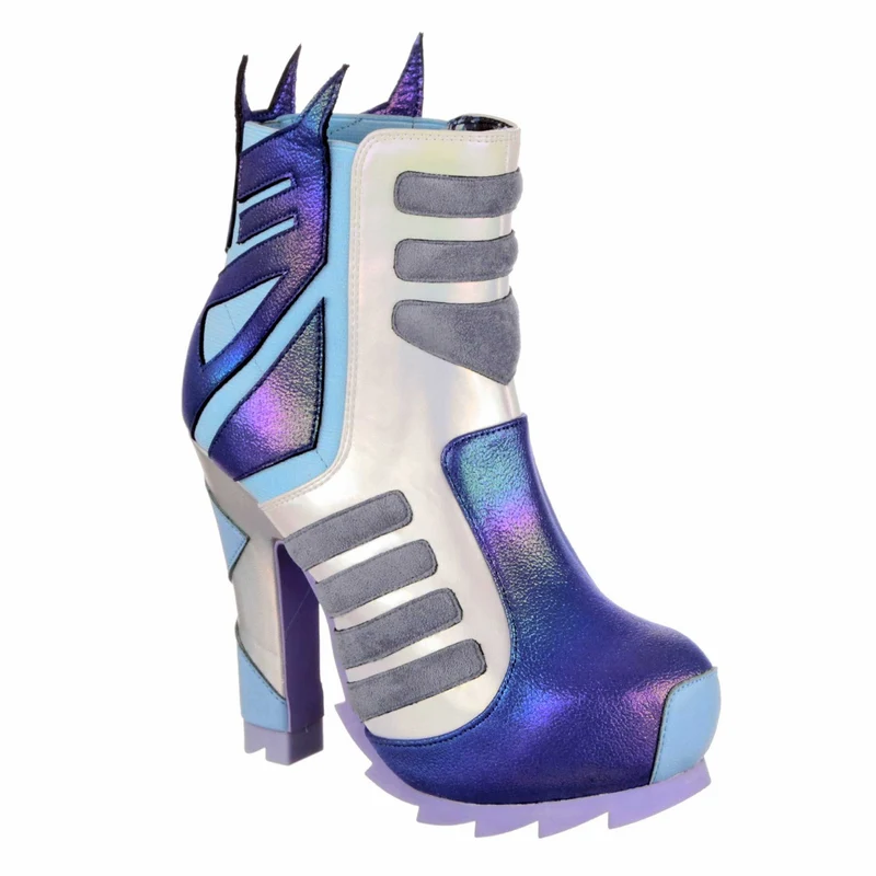 Irregular Choice Frauen Transformers Decepticon High Heel – Violett