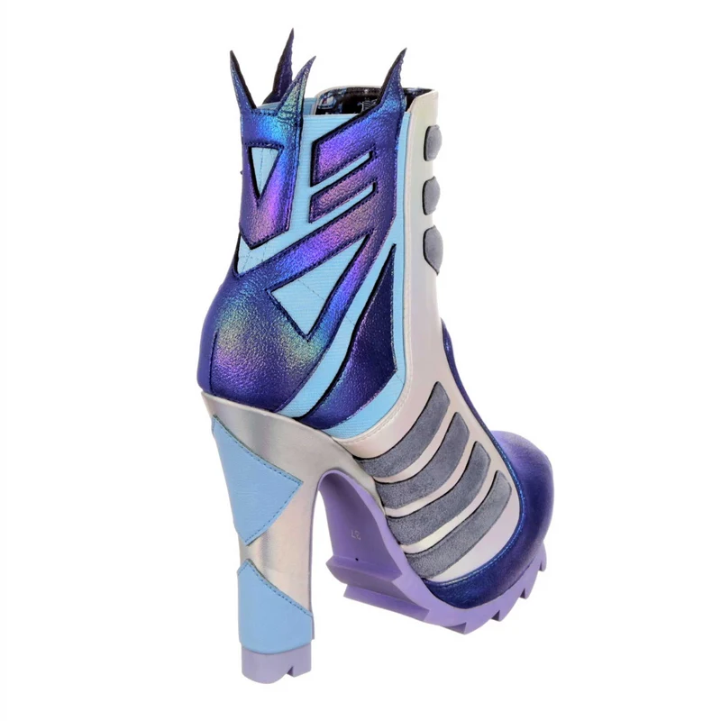 Irregular Choice Frauen Transformers Decepticon High Heel – Violett