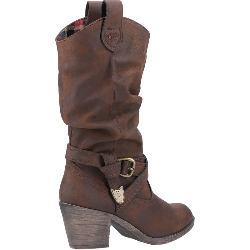 Rocket Dog Damen Sidestep Mid-Calf Westernstiefel - Braun