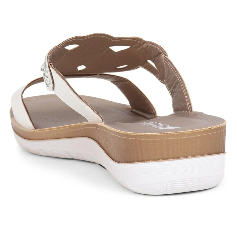 Embellished Mule Sandals - INB39043 / 325 202 - White