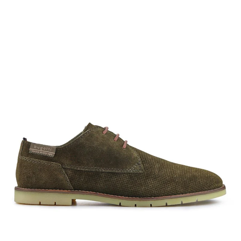 Smart Leather Desert Shoes - BUG41509 / 327 365 - Khaki
