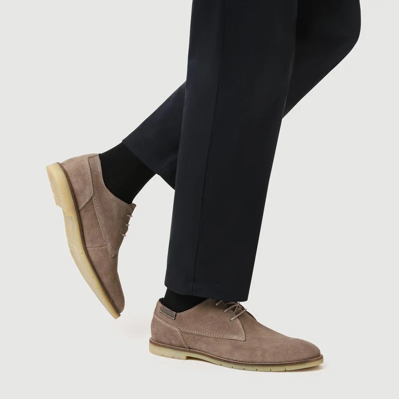 Smart Leather Desert Shoes - BUG41509 / 327 365 - Taupe