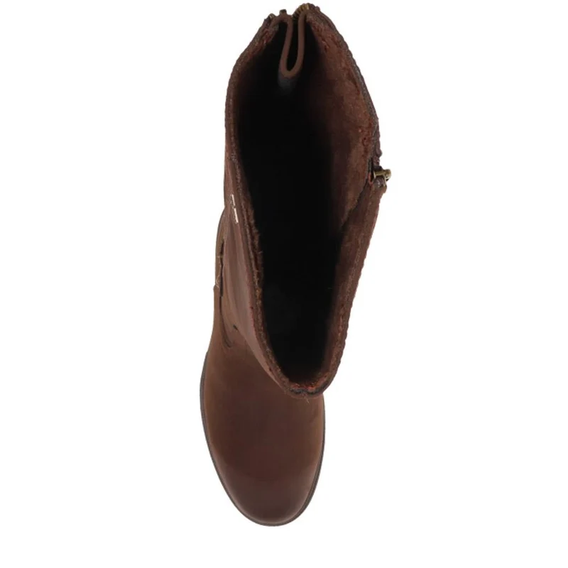 Buckle Detail Long Boots - RELIF40027 / 326 492 - Dark Brown