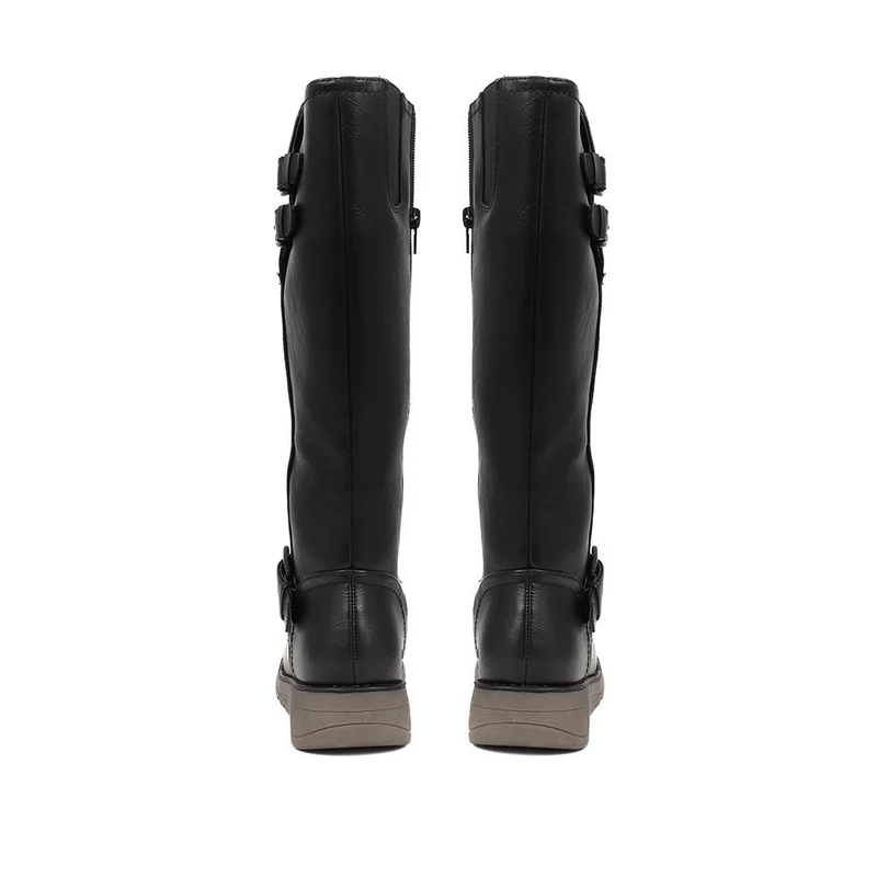 Knee-High Boots - WBINS38088 / 324 687 - Black
