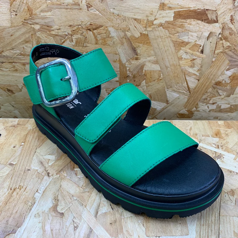 Rieker Damen Evolution Fashion Sandale – Grün