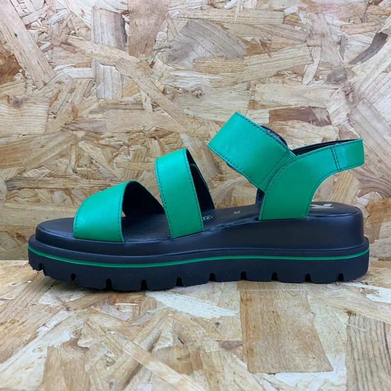 Rieker Damen Evolution Fashion Sandale – Grün
