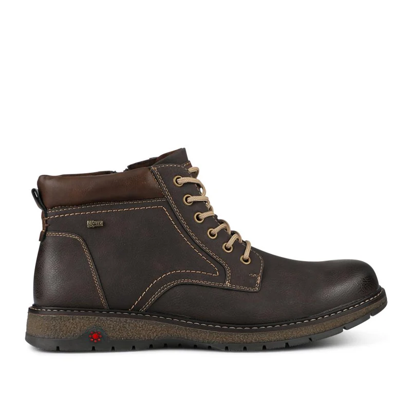Relife Wide Fit Lace-Up Boots - RELIF42004 / 327 806 - Dark Brown