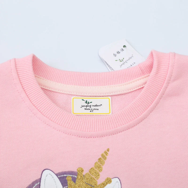 Mädchen Sweatshirt mit Einhorn-Applikation Drune